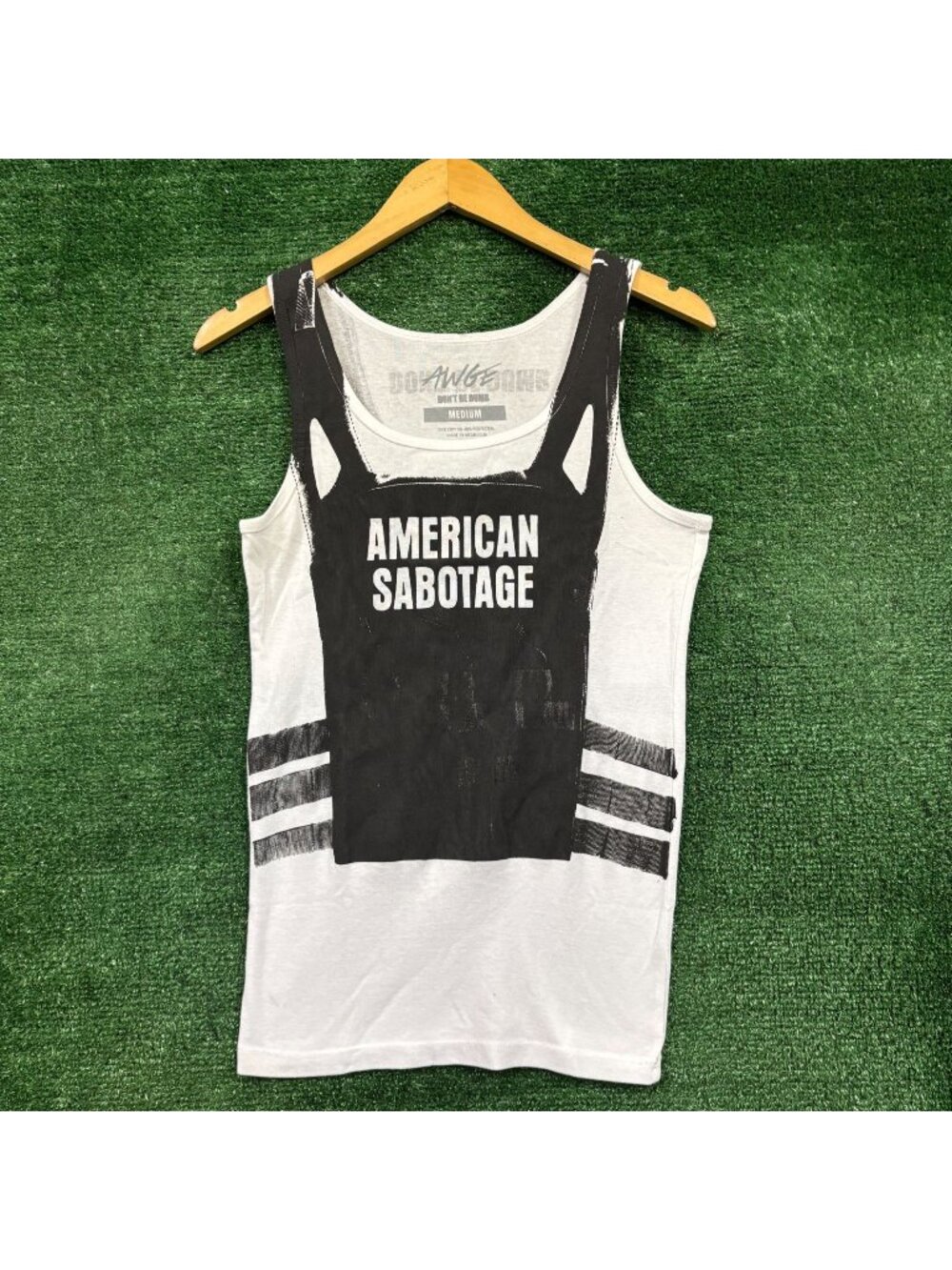 Asap Rocky x AWGE American Sabotage BV Rolling Loud Hip-Hop Tank Size Medium